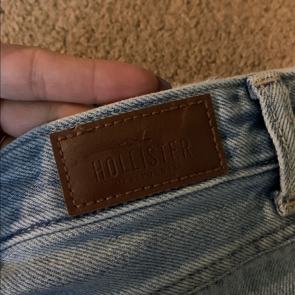 Hollister Light Blue Distressed Mini Skirt - Picture 3 of 5